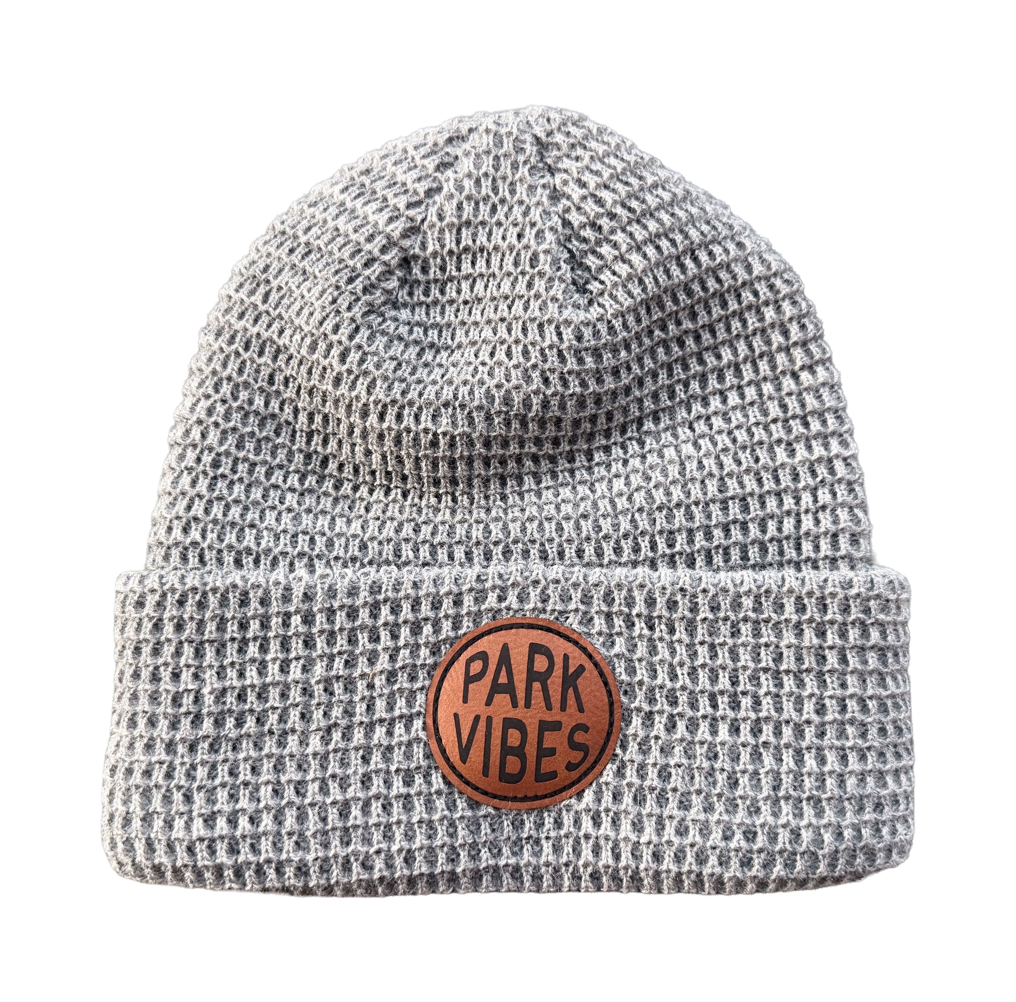 Support Park Vibes with a Classic Waffle Knit Beanie